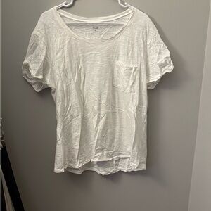 a.n.a Classic White Short Sleeve Tee